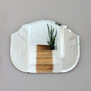 Frameless Decorative Glass Wall Mirror for Bathrooms, Home Decor (Silver, 18 X 24 Inch)