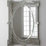 Quality Glass Verticle Venetian Mirror for Living Room 30"X48" Inches