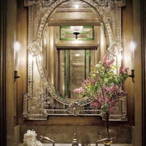 Quality Glass Venetian Mirror for Living Room 36"X48"
