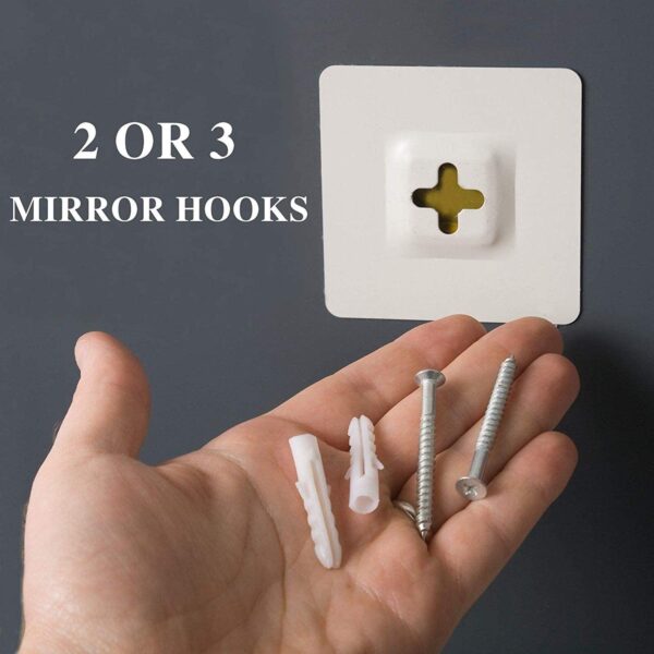 Quality Glass Frameless Mirror Home Decor Mirror For Bathrooms Wall Mirror Basin Mirror Size : 18 X 24 Inch QG 122 - Image 4