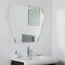 Quality Glass Frameless Mirror Home Decor Mirror For Bathrooms Wall Mirror Basin Mirror Size : 24 X 30 Inch QG 106
