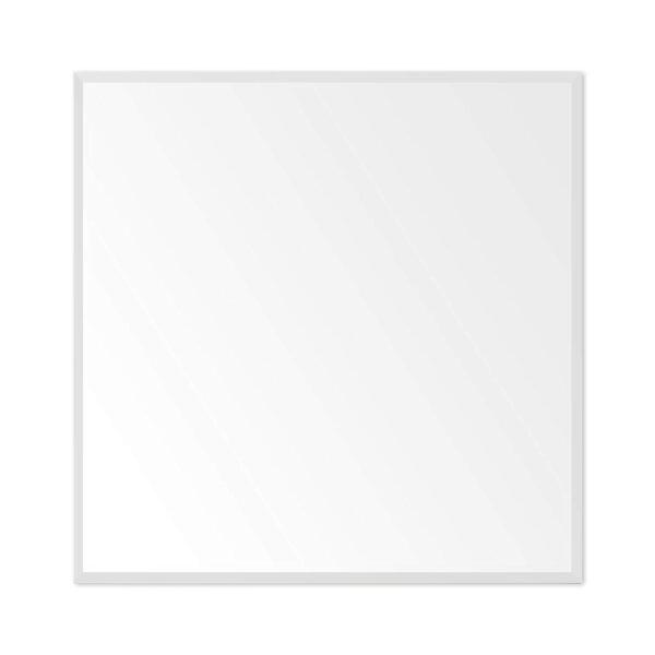 Quality Glass Square Frameless Mirror Home Decor Mirror For Bathrooms Wall Mirror Basin Mirror Size : 18 X 18 Inch QG 58 - Image 2