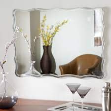 Quality Glass Frameless Mirror Home Decor Mirror For Bathrooms Wall Mirror Basin Mirror Size : 18 X 24 Inch QG 31
