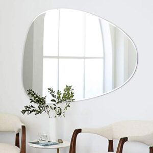 Quality Glass Frameless Mirror Home Decor Mirror For Bathrooms Wall Mirror Basin Mirror Size : 18 X 24 Inch QG 34