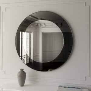 Quality Glass Round Frameless Wall Mirror Mirror Home Decor Mirror For Bathrooms Wall Mirror Basin Mirror Size : 24 X 24 Inch QG 41