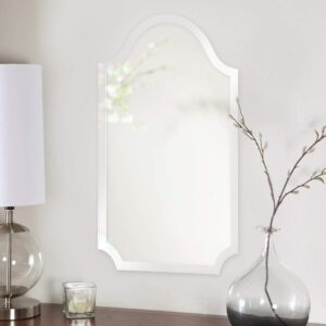 Quality Glass Frameless Mirror Home Decor Mirror For Bathrooms Wall Mirror Basin Mirror Size : 18 X 24 Inch QG 51