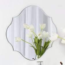 Quality Glass Frameless Mirror Home Decor Mirror For Bathrooms Wall Mirror Basin Mirror Size : 18 Inch X 24 QG 56