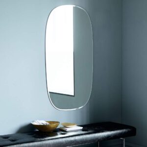 Quality Glass Frameless Mirror Home Decor Mirror For Bathrooms Wall Mirror Basin Mirror Size : 18 X 24 Inch QG 68
