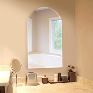 Quality Glass Frameless Mirror Home Decor Mirror For Bathrooms Wall Mirror Basin Mirror Size : 18 X 24 Inch QG 69