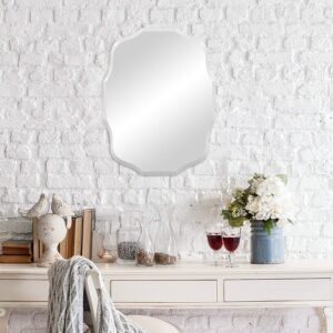 Quality Glass Frameless Mirror Home Decor Mirror For Bathrooms Wall Mirror Basin Mirror Size : 18 X 24 Inch QG 70