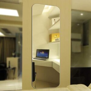 Quality Glass Round Frameless Wall Mirror Mirror Home Decor Mirror For Bathrooms Wall Mirror Basin Mirror Size : 18 X 36 Inch QG 77