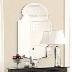 Quality Glass Round Frameless Wall Mirror Mirror Home Decor Mirror For Bathrooms Wall Mirror Basin Mirror Size : 18 X 36 Inch QG 82