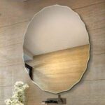 Quality Glass Frameless Wall Mirror Mirror Home Decor Mirror For Bathrooms Wall Mirror Basin Mirror Size : 24 X 24 Inch QG 83