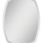 Quality Glass Frameless Mirror Home Decor Mirror For Bathrooms Wall Mirror Basin Mirror Size : 18 X 24 Inch QG 16