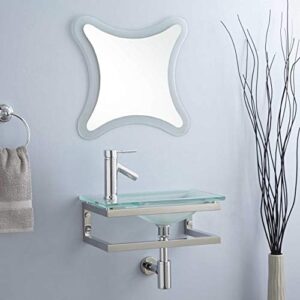 -54%  prevnext Quality Glass Frameless Mirror Home Decor Mirror For Bathrooms Wall Mirror Basin Mirror Size : 20 X 22 Inches QG 38