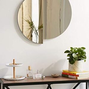 Quality Glass Frameless Mirror Home Decor Mirror For Bathrooms Wall Mirror Basin Mirror Size : 12 X 24 Inch Set of 2 QG 100