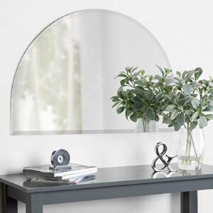 Quality Glass Oval Frameless Wall Mirror Mirror Home Decor Mirror For Bathrooms Wall Mirror Basin Mirror Size : 18 X 24 Inch QG 111