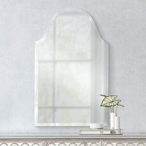 Quality Glass Frameless Mirror Home Decor Mirror For Bathrooms Wall Mirror Basin Mirror Size : 18 X 30 Inch QG 109