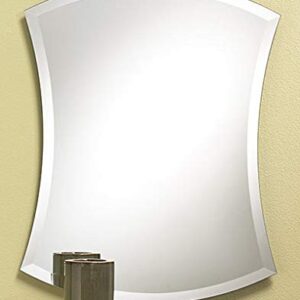 Quality Glass Oval Frameless Wall Mirror Mirror Home Decor Mirror For Bathrooms Wall Mirror Basin Mirror Size : 18 X 24 Inch QG 117