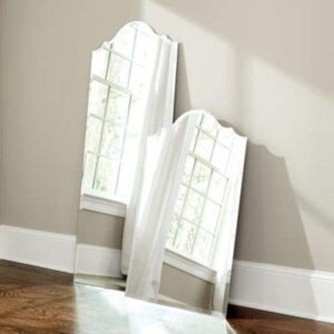 Quality Glass Frameless Mirror Home Decor Mirror For Bathrooms Wall Mirror Basin Mirror Size : 18 X 24 Inch Set of 2 Pcs QG 120