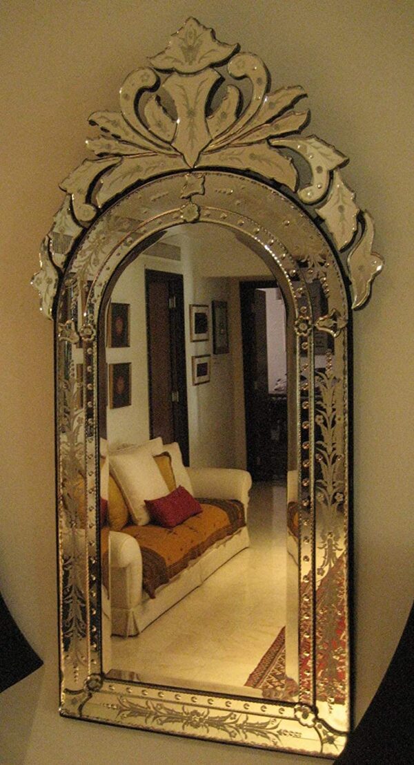 Quality Glass Venetian Mirror for Living Room Mirror Decorative Mirror Dimension 22x48 Inches VM 124