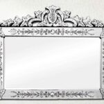 Quality Glass Venetian Mirror for Living Room Mirror Decorative Mirror Dimension 36x48 Inches VM 152