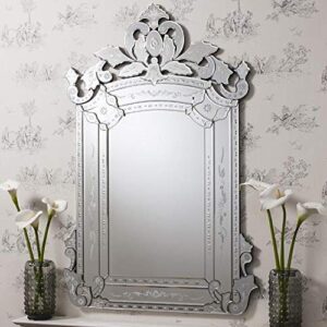 Tinitalo Venetian Mirror for Living Room Mirror Decorative Mirror Dimension 36x54 Inches VM 153