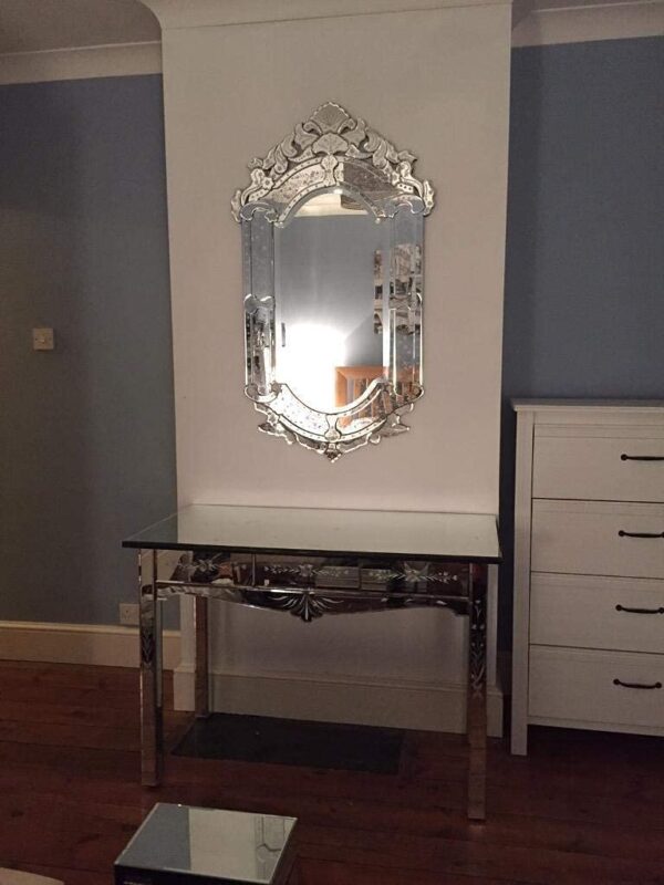 Quality Glass Venetian Rectangular Mirror for Living Room Decorative Mirror Dimension 30x48 InchesTVM 107