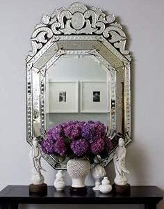 Quality Glass Venetian Mirror for Living Room Mirror Decorative Mirror Dimension 32x48 Inches VM 172