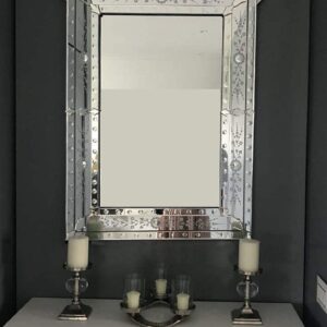 Quality Glass Venetian Mirror for Living Room Mirror Decorative Mirror Dimension 34x54 Inches VM 181