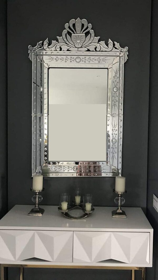 Quality Glass Venetian Mirror for Living Room Mirror Decorative Mirror Dimension 34x54 Inches VM 181