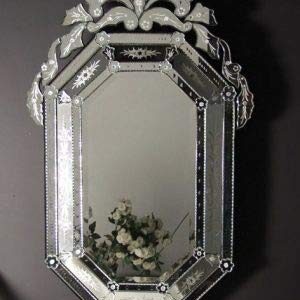 Quality Glass Venetian Rectangular Mirror for Living Room Decorative Mirror Dimension 26x48 Inches TVM 108