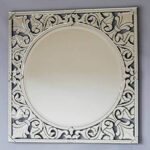 Quality Glass Venetian Mirror for Living Room Mirror Decorative Mirror Dimension 42x42 Inches VM 188