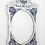 Tinitalo Venetian Rectangular Mirror for Living Room Decorative Mirror Dimension 32x54 Inches VM 23