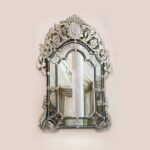 Quality Glass Venetian Rectangular Mirror for Living Room Decorative Mirror Dimension 44x72 Inches VM 24