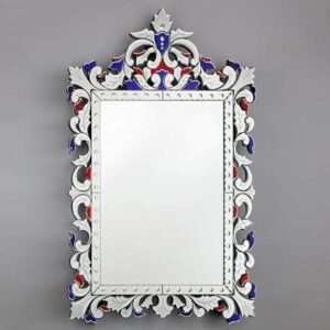 Tinitalo Venetian Rectangular Mirror for Living Room Decorative Mirror Dimension 36x60 Inches VM 33
