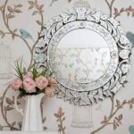 Quality Glass Venetian Round Mirror for Living Room Decorative Mirror Dimension 36x36 Inches VM 36