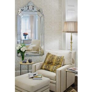 Quality Glass Venetian Rectangular Mirror for Living Room Decorative Mirror Dimension 32x48 Inches TVM 11