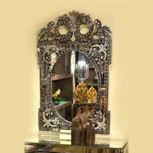 Quality Glass Venetian Rectangular Mirror for Living Room Decorative Mirror Dimension 30x54 Inches VM 40