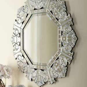 Quality Glass Venetian Mirror for Living Room Mirror Decorative Mirror Dimension 36x36 Inches TVM 114