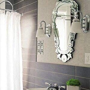 Tinitalo Venetian Rectangular Mirror for Living Room Decorative Mirror Dimension 24x48 Inches VM 73