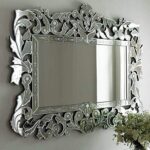 Quality Glass Venetian Rectangular Mirror for Living Room Decorative Mirror Dimension 44x66 Inches VM 77