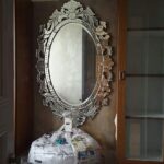 Quality Glass Venetian Oval Mirror for Living Room Decorative Mirror Dimension30x48 Inches VM 79