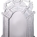Quality Glass Venetian Rectangular Mirror for Living Room Decorative Mirror Dimension 33x44 Inches VM 86