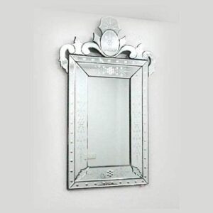 Quality Glass Venetian Rectangular Mirror for Living Room Decorative Mirror Dimension 30x48Inches VM 57