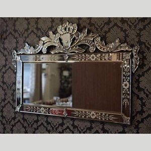 Quality Glass Venetian Rectangular Mirror for Living Room Decorative Mirror Dimension 30x48Inches VM 58