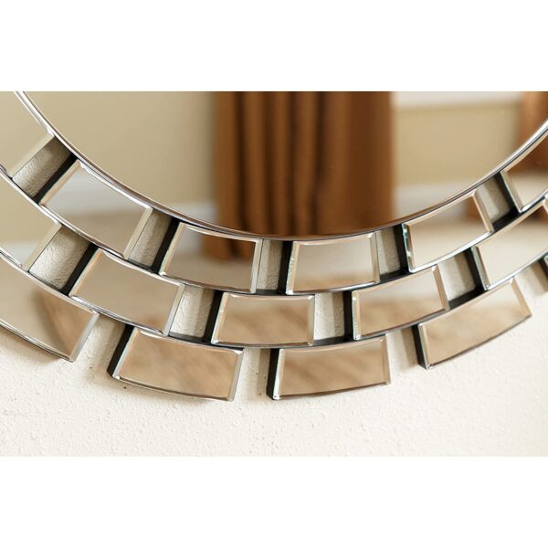 Quality Glass Decorative Wall Mirror for Living Room Mirror in Home Wall Mirror Modern Mirror Size 32"X 32" Inches TNM 129 - Image 2