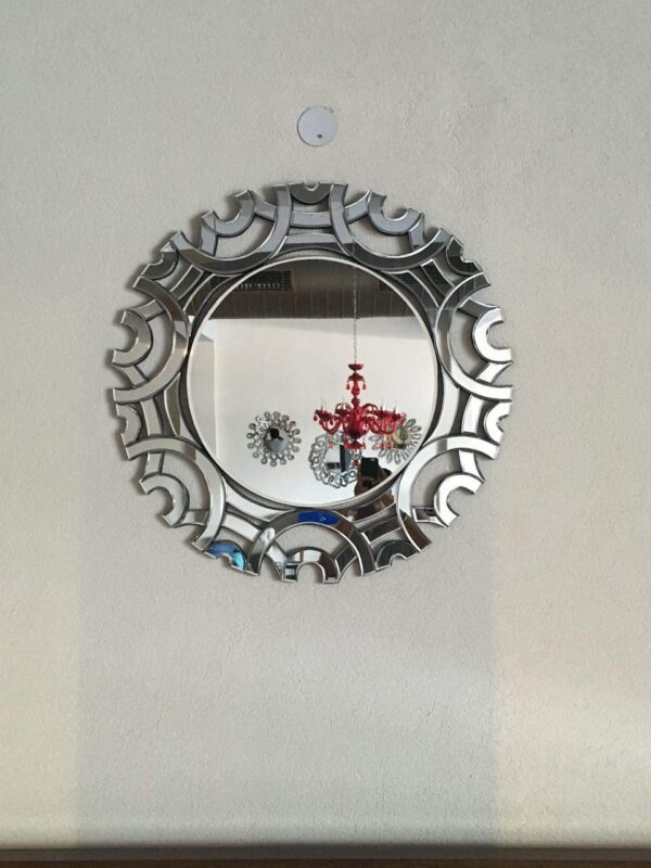 Quality Glass Decorative Wall Mirror for Living Room Mirror in Home Wall Mirror Modern Mirror Size 30"X 30" Inches TNM 186