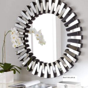 Quality Glass Decorative Wall Mirror for Living Room Mirror in Home Wall Mirror Modern Mirror Size 26"X 26" Inches TNM 13