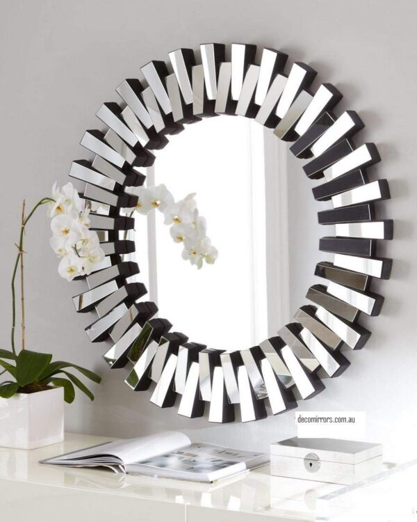 Quality Glass Decorative Wall Mirror for Living Room Mirror in Home Wall Mirror Modern Mirror Size 26"X 26" Inches TNM 13 - Image 2